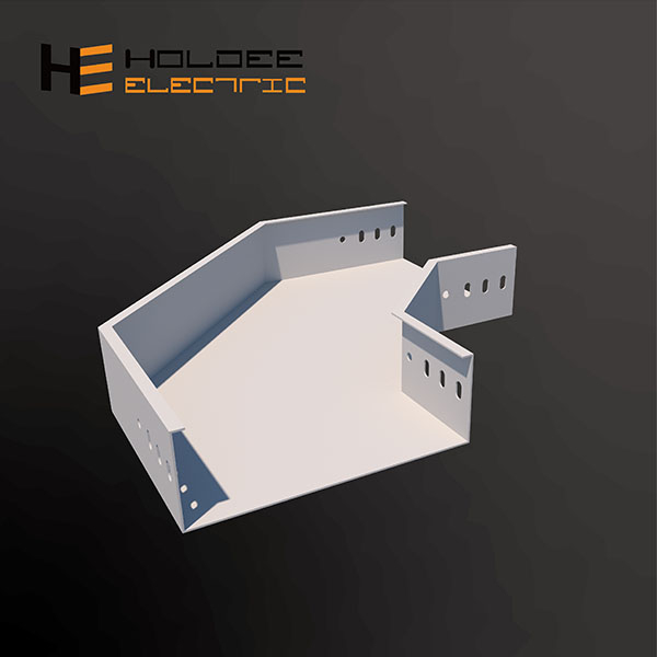 90° HORIZONTAL BEND OF CABLE TRUNKING